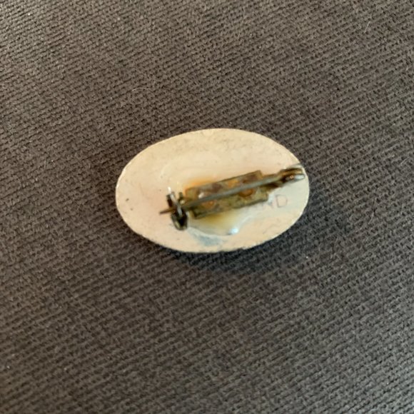 Vintage Delft Style Windmill Brooch - Picture 3 of 4